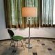 Large sculptural floor lamp in chromed steel with ball-shaped details, West Germany, 1960s