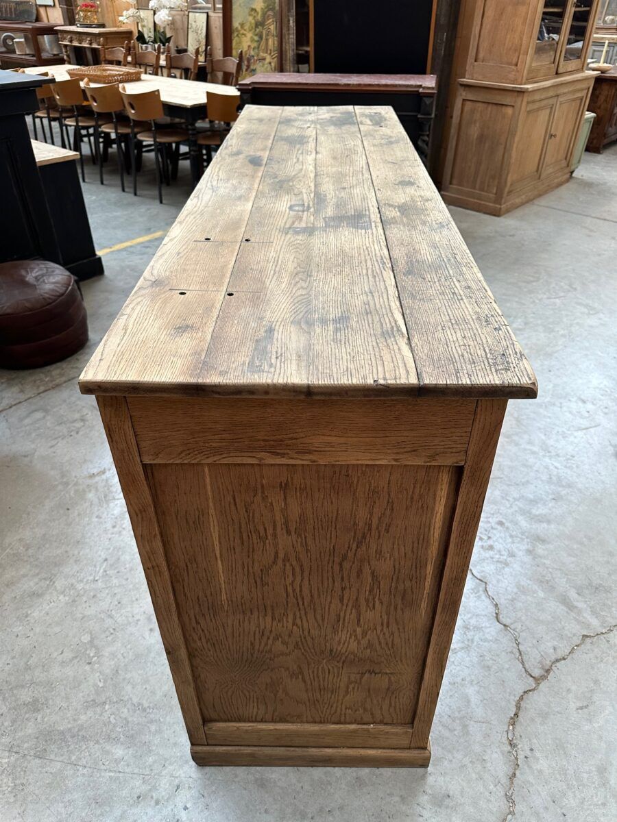Early 20th-century oak workshop furniture