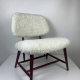 Scandinavian Swedish midcentury lounge or easy chair by Alf Svensson, Model Teve, 1950s