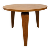 Round pedestal table tripod Art Deco circa 1930