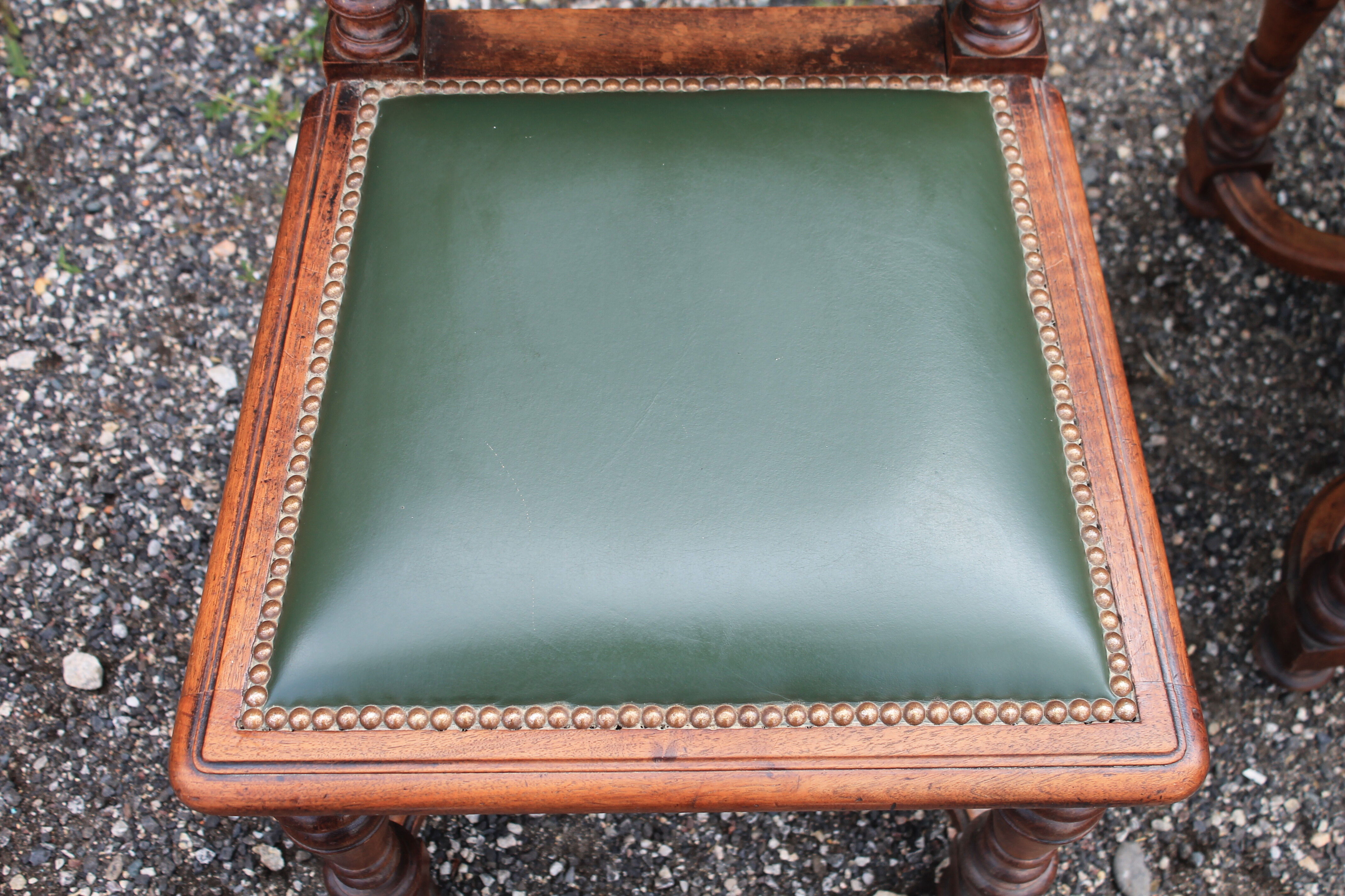 Set of 6 walnut chairs