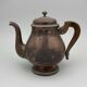 Theiere ou verseuse gallia christofle en metal argente prise bois france