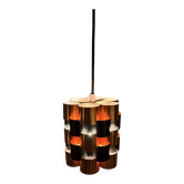 Lampe suspendue en laiton Coronell Elektro vintage de Werner Schou