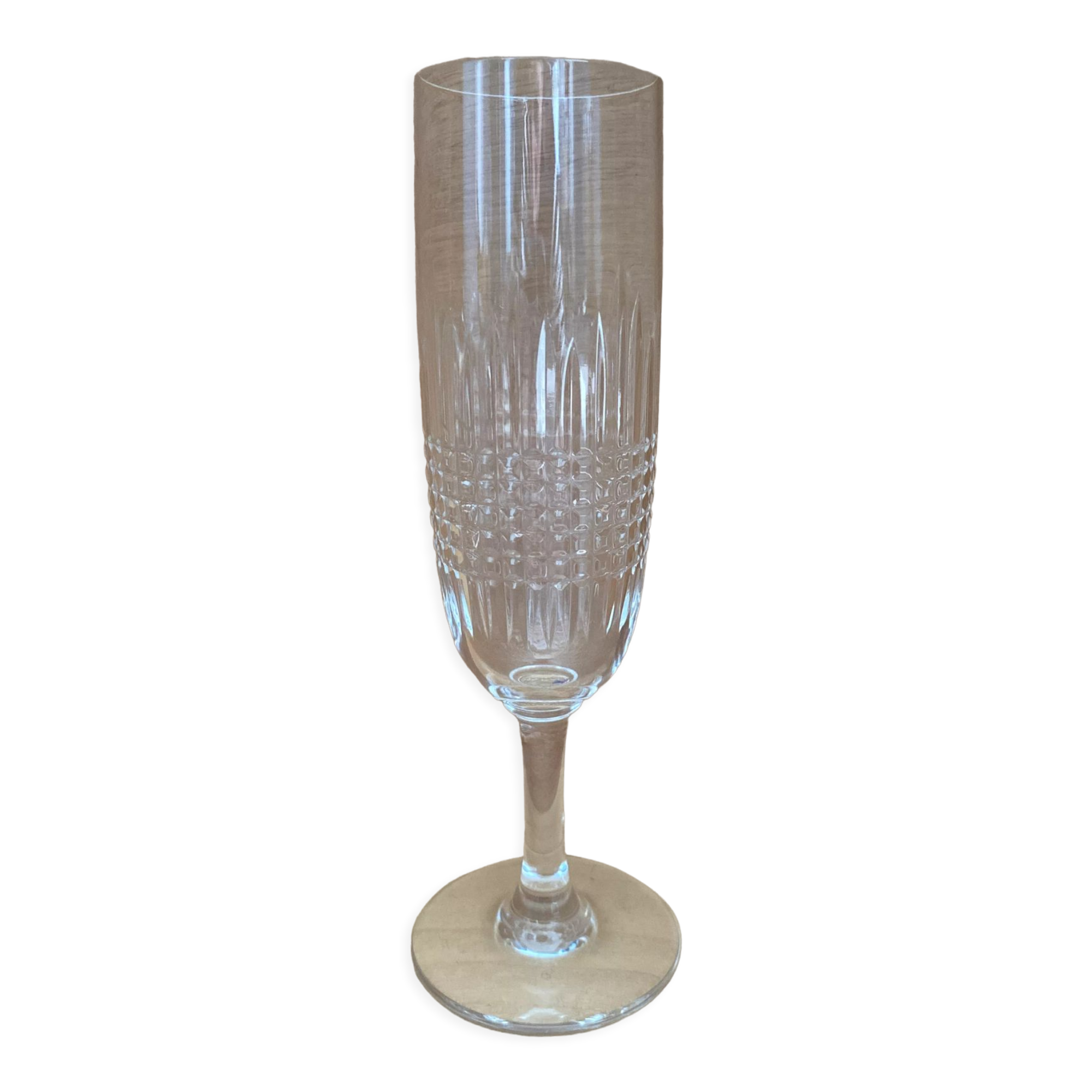 Baccarat champagne flute model Nancy
