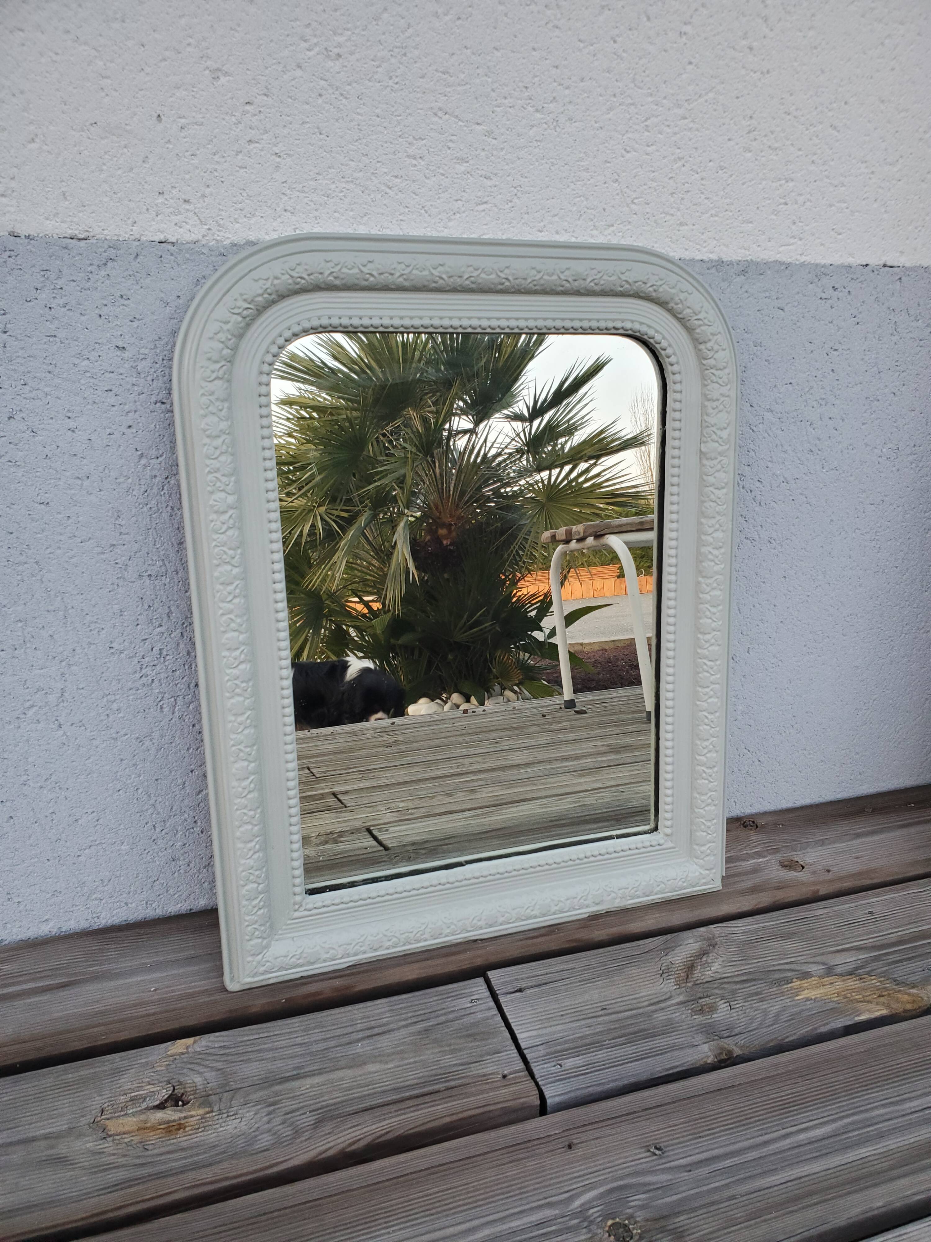 Mirror Louis Philippe gray