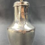 Coquemar laitière XIXe en argent massif