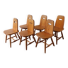 Série de 6 chaises modèle "Pirtti" par Eero Aarnio, 1960