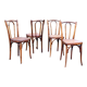 4 bistro chairs 20/30s sitting slatted