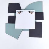 Colored Mirror with an Irregular Shape in the Style of Ettore Sottsass