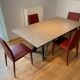 Roche bobois – design dining table + 4 chairs – excellent condition