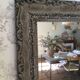Antique patinated mirror