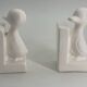 Vintage ceramic duck bookend