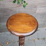 Turned wooden plant stand