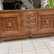 Enfilade oak Brutalist Art Deco 1940s