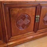 large eighties oriental sideboard