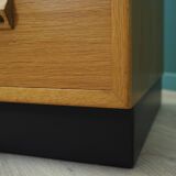 Ash bookcase, Danish design, 1970s, designer: Børge Mogensen, manufacturer: Søborg Møbler