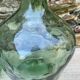 set of tinted glass demijohns