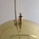 Adjustable Brass "Dome" Pendant Light by Vereinigte Werkstätten München 60s