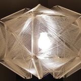 Sompex pendant lamp of perspex made by Paul Secon