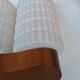 Applique double  scandinave Philips opaline teck