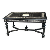 Grande table de milieu ou bureau travail Italien attribué à Ferdinand