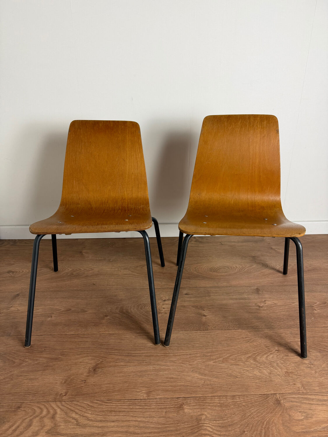 Pair of “Papyrus” chairs attributed to Pierre Guariche, France 1950