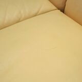 Leather sofa, Italian design, 1960s, production: Italy