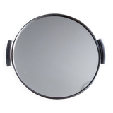 Round mirrored tray, vintage French, 1950s