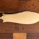 Gold metal fish serving knife