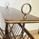 Folding magazine rack with shelf