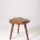 Brutalist tripod stool 1950s