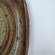 High-sided dish in pyrite stoneware by Charles Gaudry
