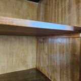 Art decò sideboard in thuja and walnut