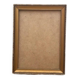 Old golden photo frame