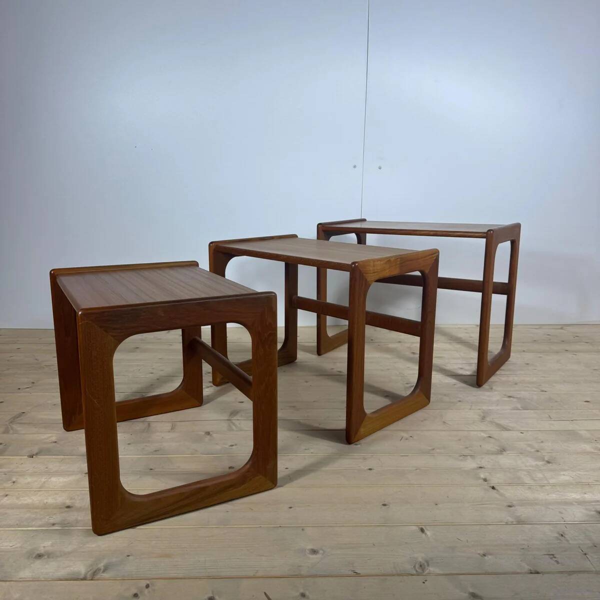 Nesting teak tables, Denmark 1960