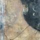 Huile sur toile portrait femme bijoux