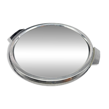chrome Art Deco mirror tray