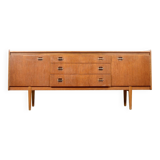 Midcentury teak and brass sideboard by Wrighton