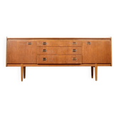 Midcentury teak and brass sideboard by Wrighton