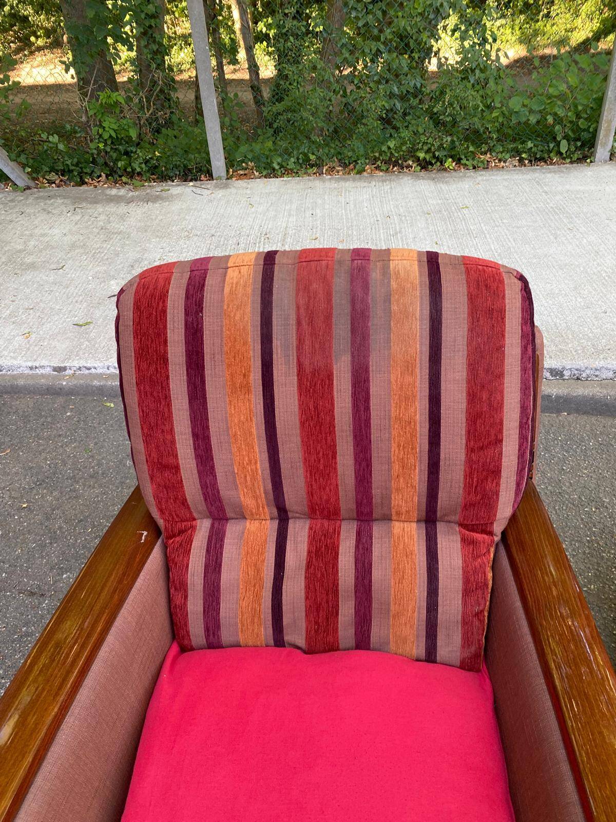 2 Art Deco inspired armchairs Cavel France 2000s