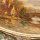 Huile sur panneau art déco