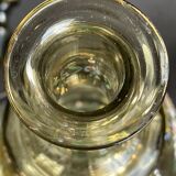 Amber crystal enamel and gilded liquor service