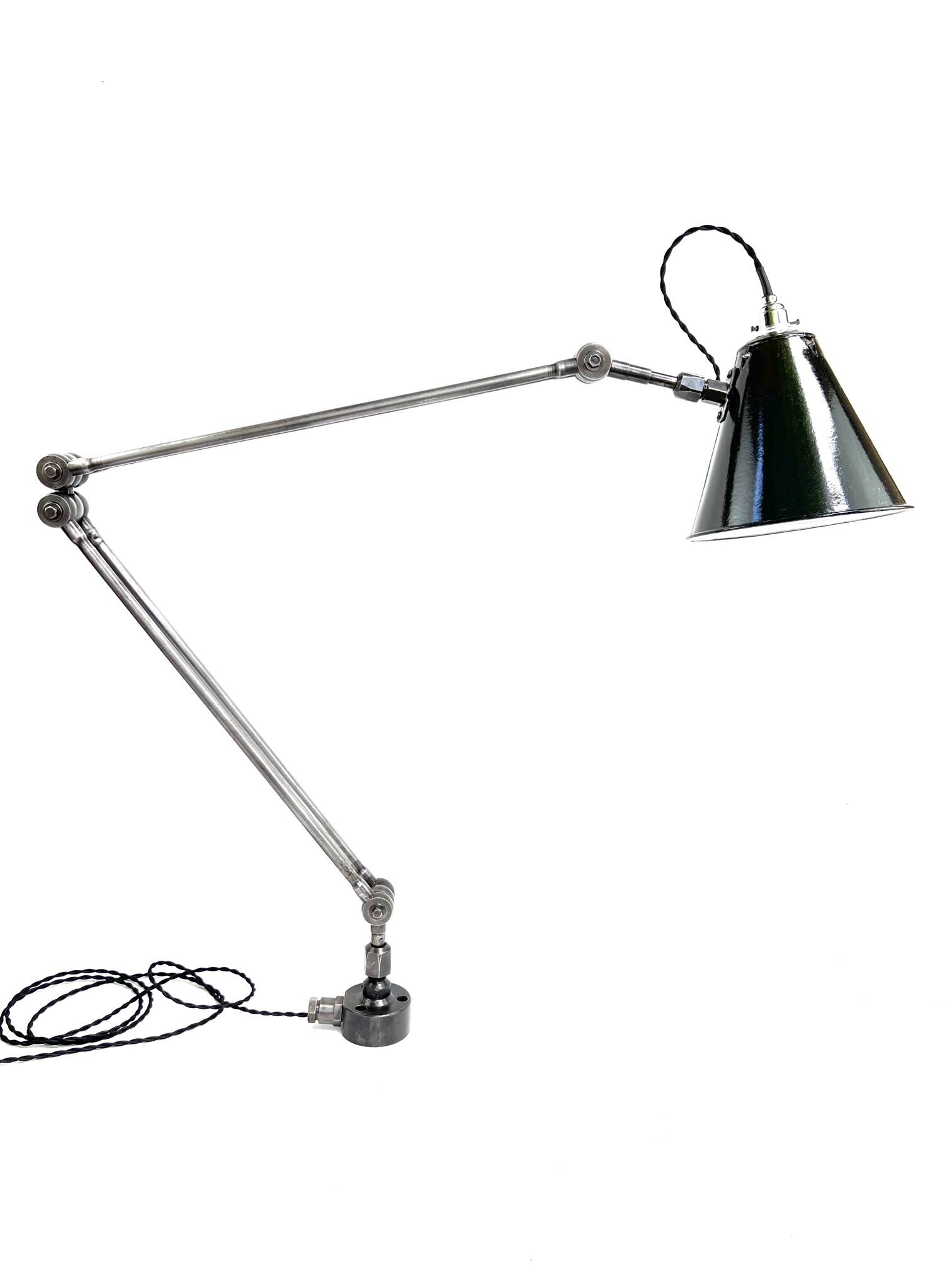 Lampe atelier mecanique 3 et 6 rotules 140 cm