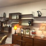 Modular bookcase vintage String 1960