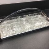 Aperitif servant or appetizer, mirror tray, 50s