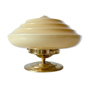 Lampe globe opaline art