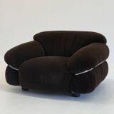 Sesann Lounge Armchairs by Gianfranco Frattini for Cassina