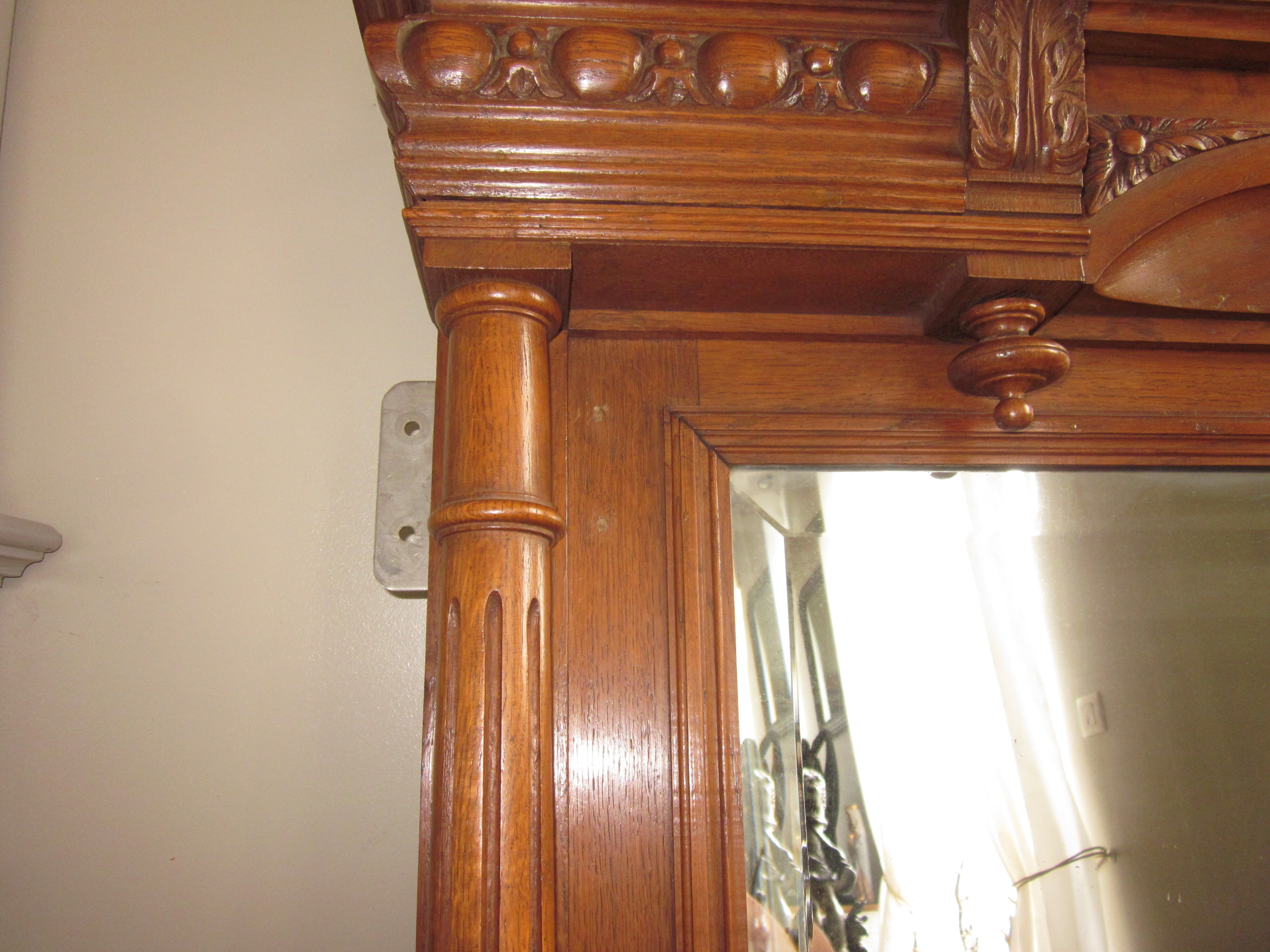 Mirror old trumeau Henri ll