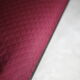 Black honeycomb steel sofa, burgundy fabrics, Italy, circa 1970
