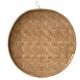 Large rice plate made of wicker, originating from Cambodia, 66cm.
